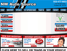 Tablet Screenshot of nwautosource.com
